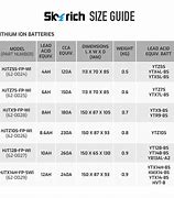 Image result for Battery Specs for Motorcycle