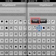 Image result for iPhone Symbols Key