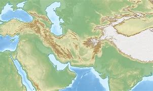 Image result for Topographic Map of Middle East