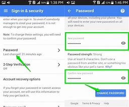 Image result for Changing Gmail Password