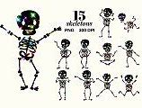 Image result for Halloween Cute Skeleton Cartoon