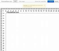 Image result for Actual Size of a Ruler On PC Screen