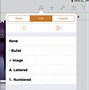 Image result for iPad Pages Special Characters Format. List