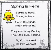 Image result for Spring Children Poems