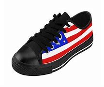 Image result for Gold Shoes with American Flag