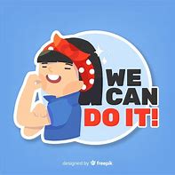 Image result for We Can Do It Silhouette