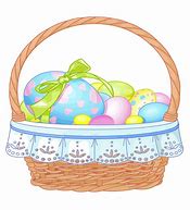 Image result for Easter Baskets with Candy Clip Art