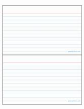 Image result for 5X8 Index Card Template Word