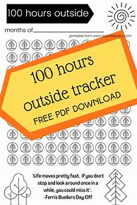 Image result for 100 Hours Tracker Printable