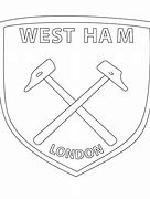 Image result for West Ham Logo with Black Background