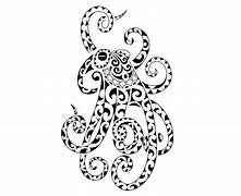 Image result for Tribal Octopus Chest Tattoo