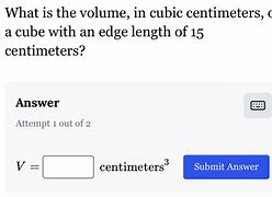Image result for Cubic Centimeters Answer