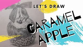 Image result for Caramel Apple Drawing