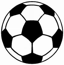 Image result for Soccer Ball Black and White Outline