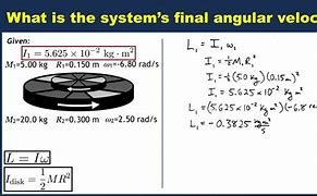 Image result for Angular Momentum of a Disk