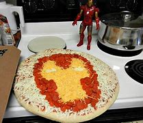 Image result for Iron Man Pizza