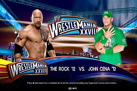 Image result for john cena vs the rock wrestlemania xxviii
