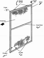 Image result for Window Screen Frame Parts