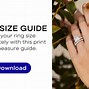 Image result for Ring Size Chart to Scale