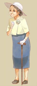 Image result for Cute Elderly Woman Drawing