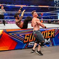 Image result for WWE Raw Roman Reigns vs John Cena