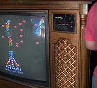 Image result for Magnavox Floor Model TV Atari