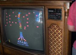 Image result for Magnavox Floor Model TV Atari