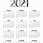 Image result for 2021 Calendar Printable Free PDF One Page