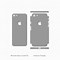 Image result for Size Back of iPhone 8 Plus Template