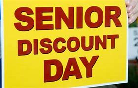 Image result for Senior Discount Day