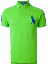 Image result for Green with Blue Polo T-Shirt