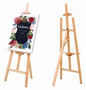 Image result for Wooden Display Board Stand