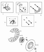 Image result for Brake Pad and Clips Jeep Renegade