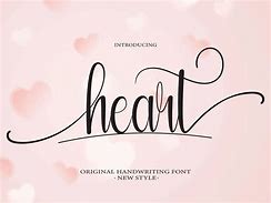 Image result for Heart Calligraphy Fonts Free