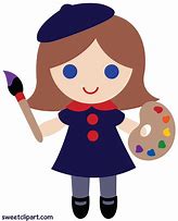 Image result for Girl Drawing Clip Art