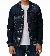 Image result for Leather Jacket Blue Jimmy Jazz