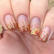 Image result for Fall Gel Nail Art Ideas