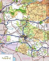Image result for Current Road Map of Arizona