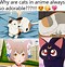 Image result for Anime Cat Meme