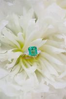 Image result for Rose Gold Emerald Ring