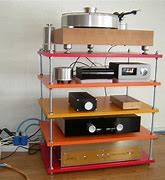 Image result for Turntable Audio Rack