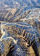 Image result for Solar Panels Mountain in China
