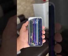 Image result for iPhone 14 Max Pro Shattered Screen Blue