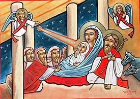 Image result for Coptic Nativity Icon
