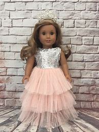 Image result for American Girl Doll Pink Dress