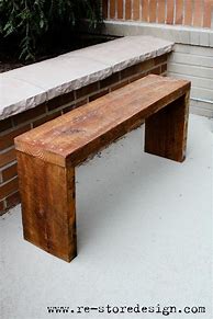 Image result for How to Make a Bench Using a 2X10 Board