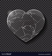 Image result for Broken Glass Heart Black and White Clip Art