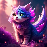 Image result for Cat Dragon Drawing