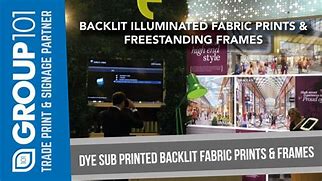 Image result for Dye Sub Fabric Wall Frame