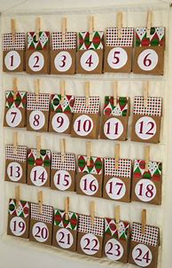 Image result for Christmas Advent Calendar Wall Hanging